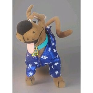 Scooby Doo 8" Plush Patriotic Stars & Stripe Red White Blue Standing Toy Factory
